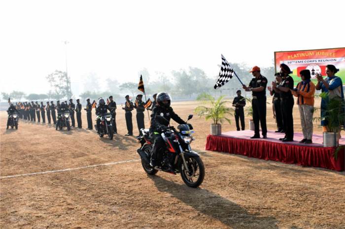 TVS flags off 'Ride of Honour' ride in association with Indian Army